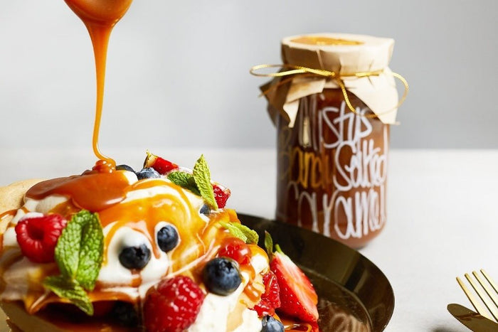 Salted Caramel Delight Pancakes